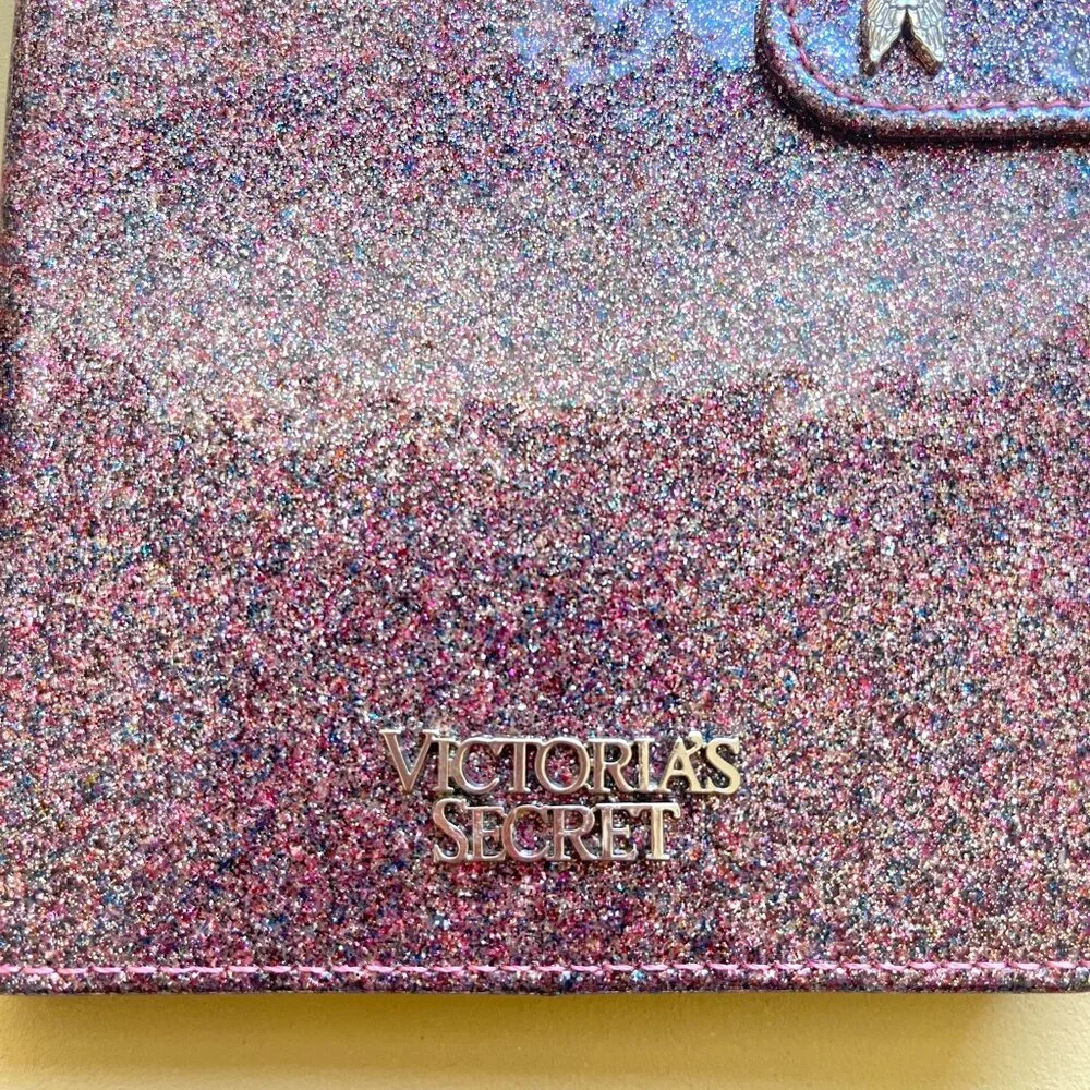 New Victoria's Secret Glitter Angel Wing Notebook with Pen Set Journal Diary NWT